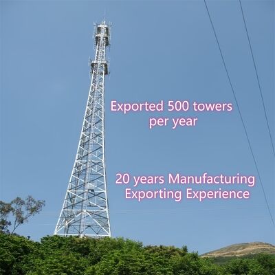 20 30 40M 3 Pieds Tubulaire en acier sans couture ISP Internet 5G Wifi Bts Tour de télécommunication