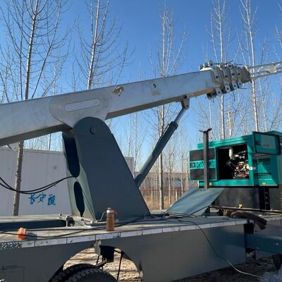 Éclairage en acier galvanisé télescopique + Communication 15 20 25M 5G 4G Wifi Tour mobile d'urgence