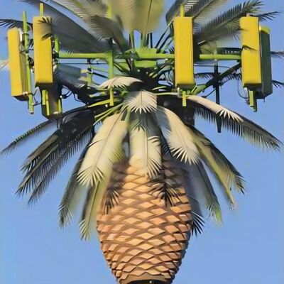 forme camouflée de pin de tour de mât de télécom par 30m pour la couverture urbaine de signal