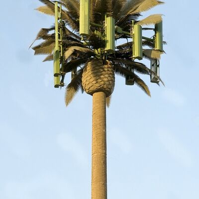 Bionic Tree Tower constructed to meet industry standards including ASTM D256 impact resistance and ISO 1461 galvanization