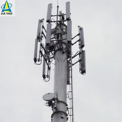 aluminium léger de tour de communication unipolaire de 20M 30M pour les télécommunications rurales de secours
