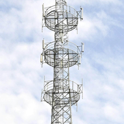 40M 80M charge lourde de tour de treillis à 4 pattes pour la station de base multi d'opérateur