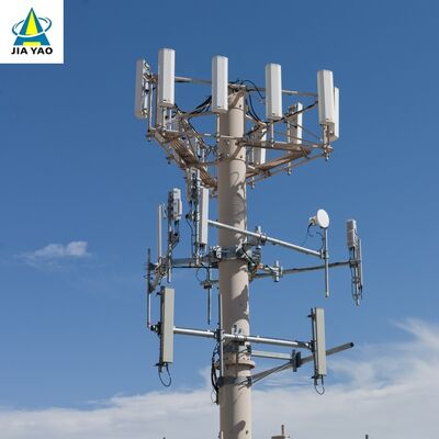 16 25 la tour unipolaire multi de télécom de section de 36 mètres facile installent pour le parc d'attractions