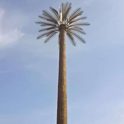 tour unipolaire bionique réaliste d'arbre de 32M pour les télécoms communautaires résidentiels