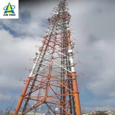 tour compacte de télécom de tube de l'empreinte 3 de 48m 60m 70m 77Meter pour la rue piétonne urbaine 5G