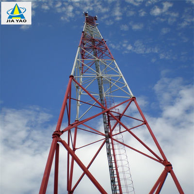 Télécommunication antenne tour de mât 3 jambes / 4 jambes tubulaire autonome antenne tour