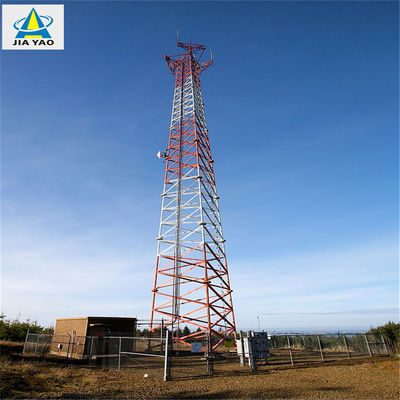 Télécommunication antenne tour de mât 3 jambes / 4 jambes tubulaire autonome antenne tour
