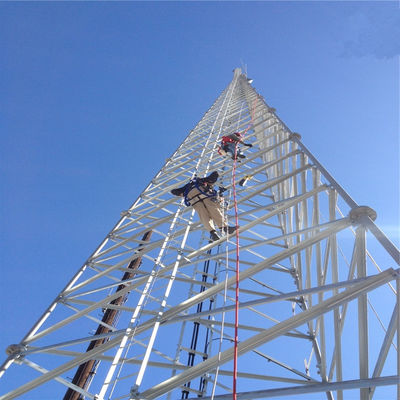 Télécommunication antenne tour de mât 3 jambes / 4 jambes tubulaire autonome antenne tour