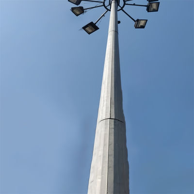 Tour de communication en acier monopole de 20 mètres Gsm à vendre