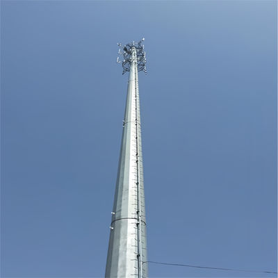 Tour de communication en acier monopole de 20 mètres Gsm à vendre