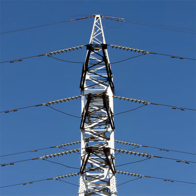Tour de transmission électrique à haute tension Pole en acier antenne Monopole Tour