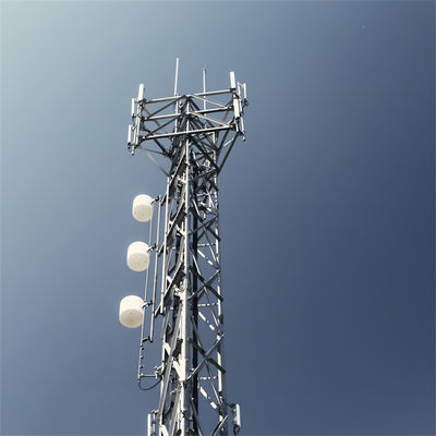 Q255B Q355B Q420B Conception 3 jambes tour d'acier angulaire tour de télécommunication