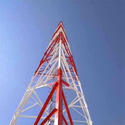 Tour de télécommunications de 40 mètres, tour de tubes en acier angulaire à 3 pattes