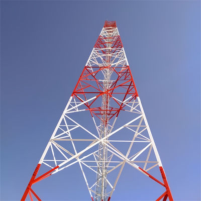 30m d'acier galvanisé à mât unique communication antenne mono pôles téléphones cellulaires radios monopole tour