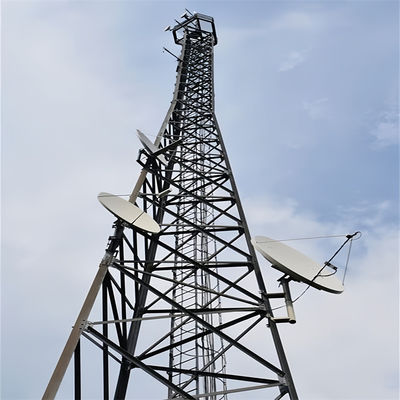 3 jambes 60 degrés télécommunication tour triangulaire en treillis autoportante communication angle tour en acier