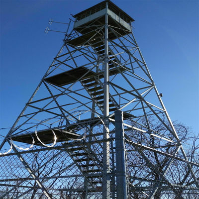 Galvanisée à chaud, hauteur de 120 pieds, tour de garde des pompiers forestiers, tour de surveillance des prévisions météorologiques.