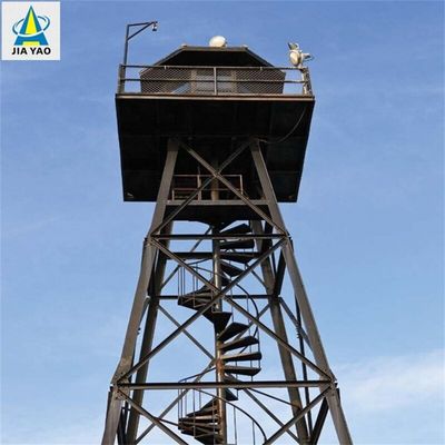 Tour d'observation plateforme en acier angulaire en treillis