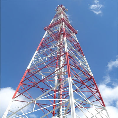 100 mètres Type cadre Structure éclair échelle de boulons Prix éclair 4 jambes grille angulaire Télécommunication Tour en acier