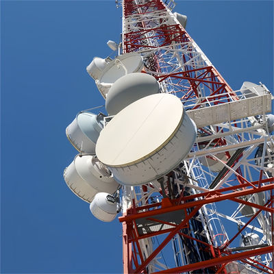 100 mètres Type cadre Structure éclair échelle de boulons Prix éclair 4 jambes grille angulaire Télécommunication Tour en acier