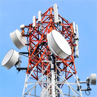 100 mètres Type cadre Structure éclair échelle de boulons Prix éclair 4 jambes grille angulaire Télécommunication Tour en acier