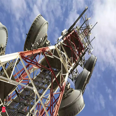 Réseau 5G WIFI Antenne Station de base Autonomie antenne tour 4 jambes télévision cellulaire extérieure tour