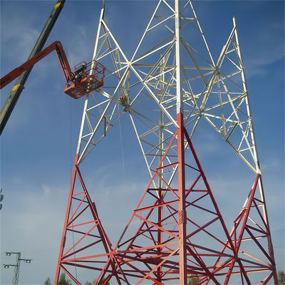 25 35 45 55 60 m Base autoportante Radio Transmission Pylon Wifi Récepteur Acier Télécommunication Tour de communication à quatre pattes