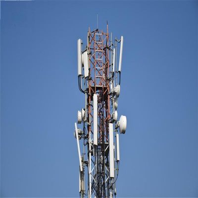 60m 4 jambes galvanisées Autonomie antenne tour Angle de diffusion Radio micro-ondes Tour de communication la plus haute