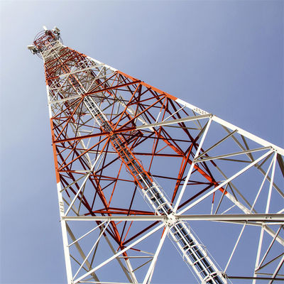 Fabricant Pylon en acier à 4 pattes Transmetteur et récepteur Wifi à 5 km Réseau angulaire à micro-ondes Tour de radio sans fil