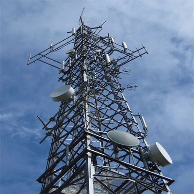 Galvanisée à chaud 3 /4 jambe grille Tour de télécommunication Tubulaire Télécommunication Angulaire Tour de mât d'antenne