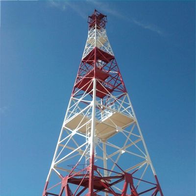 Gsm 60m Auto-support de la tour de la grille de la base de la jambe de la tour de l'antenne métallique de la radio à quatre pattes