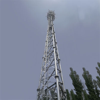 Tuyaux galvanisés à chaud Tuyaux tubulaires autoportants Tour d'antenne Structure de réseau Tour de transmission