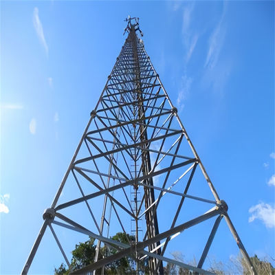 Tuyaux galvanisés à chaud Tuyaux tubulaires autoportants Tour d'antenne Structure de réseau Tour de transmission