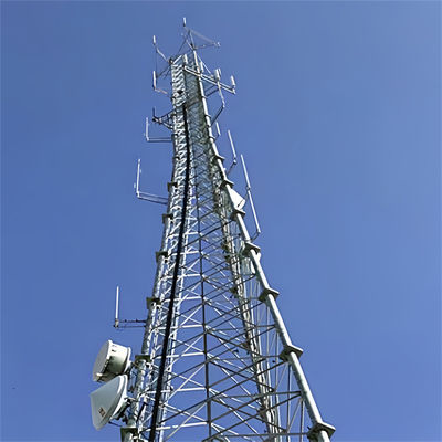 Télécom Triangulaire Tubulaire Autoportante Antenne Mast HDG 3 jambes Tour de grille en acier
