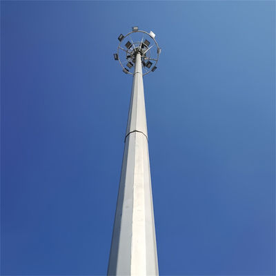 Signal téléphonique Wifi 5G Station de base cellulaire Télécommunications en acier Monopole Tour 5 10 20 25 30 35 40 Mètre