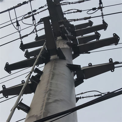 Fabricant 75 pieds extérieurs 100 Km portée antenne télévision tubulaire en acier poste de mât de télécommunication
