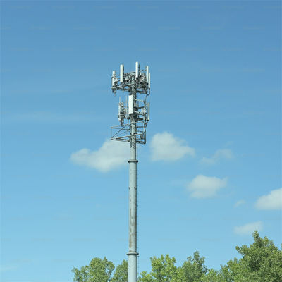 Plateforme de travail Wifi professionnelle sur mesure à longue portée, monopole auto-supportant à micro-ondes, antenne tournée