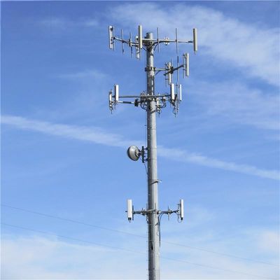 Télécommunication Wifi Portable Station de base GSM Tour Monopole 30 Mètre Micro-ondes Transmission de guidage d'onde