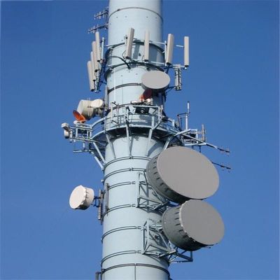 Télécommunication Wifi Portable Station de base GSM Tour Monopole 30 Mètre Micro-ondes Transmission de guidage d'onde