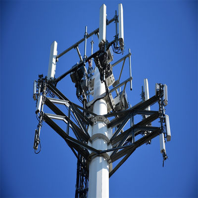 Télécommunication Wifi Portable Station de base GSM Tour Monopole 30 Mètre Micro-ondes Transmission de guidage d'onde