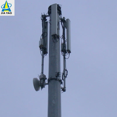 Tour de monopole galvanisée multifonctionnelle 5g Internet Signal téléphonique mobile Communication Tour d'acier