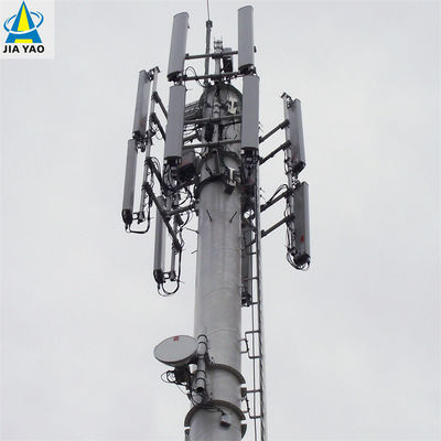 Tour de monopole galvanisée multifonctionnelle 5g Internet Signal téléphonique mobile Communication Tour d'acier
