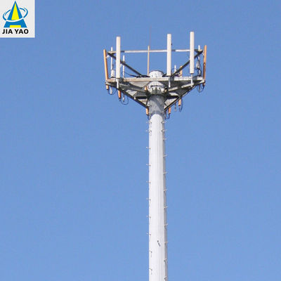 Tour de monopole galvanisée multifonctionnelle 5g Internet Signal téléphonique mobile Communication Tour d'acier