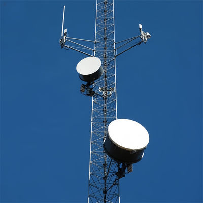 Télécommunications Tour de fil galvanisé Acier 30M Triangle en treillis Mast triangulaire