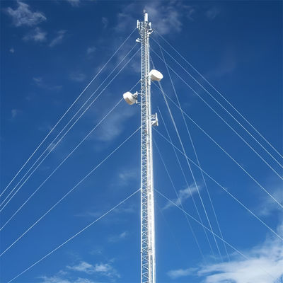 Télécommunications Tour de fil galvanisé Acier 30M Triangle en treillis Mast triangulaire
