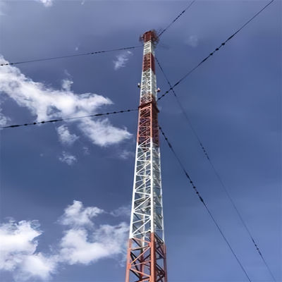 100 mètres Q345 Q235 Q420 Structure en acier Tour à pôle galvanisé Antenne à angle grille Poile de communication Mast Tour de télécommunication
