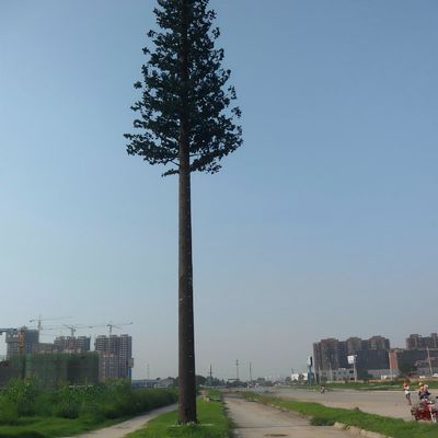 Camuflage bionique à tube unique en acier galvanisé 5g Tours Arbre de noix de coco Telecom Palm Tree Pine Tree