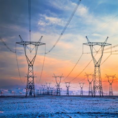 Tour de la ligne de transmission électrique haute tension 10KV 33KV 66KV 110KV