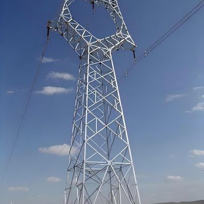 33 KV à 110 KV Tour de transmission de puissance Angle Tour de fer 30-180 km/h Vitesse du vent