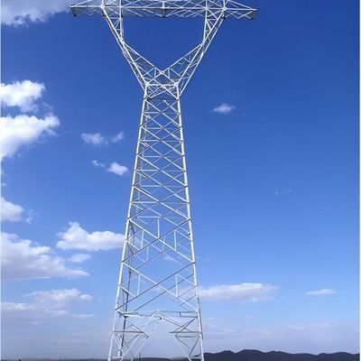 Galvanisés en treillis à angle multi-circuits métalliques, tours de lignes électriques, suspension, double circuit, réseau électrique