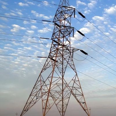 Tours de transmission d'électricité galvanisées de 133 KV